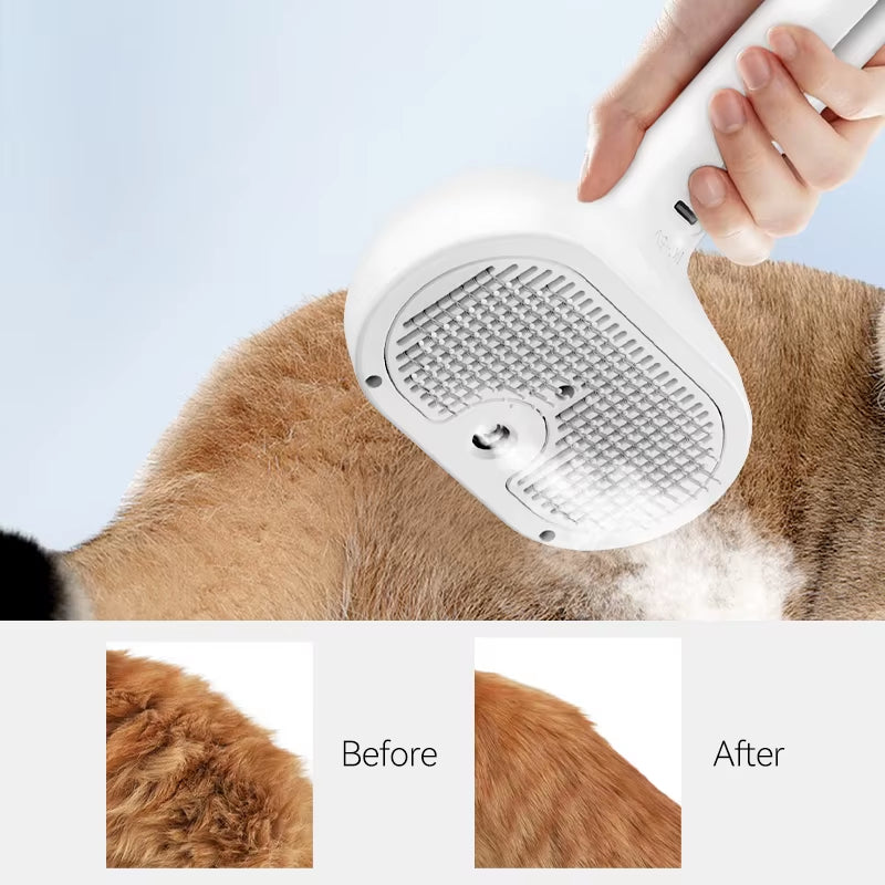 Transform Your Pet's Grooming Routine with the ROJECO Electric Hair Straightener Comb & Massage Brush! ๐พโจ #PetCare #GroomingEssentials