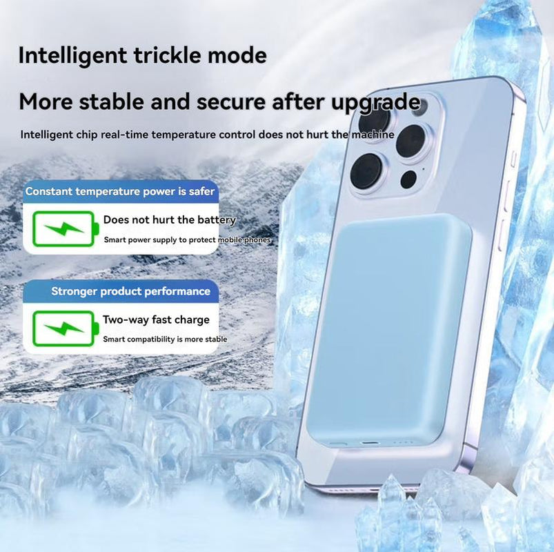Apple Wireless Magnetic Power Bank with 25W Ultra-Fast Charging for MagSafe - Compatible with iPhone 16/15/14/13/12/Pro/Pro Max/Plus
