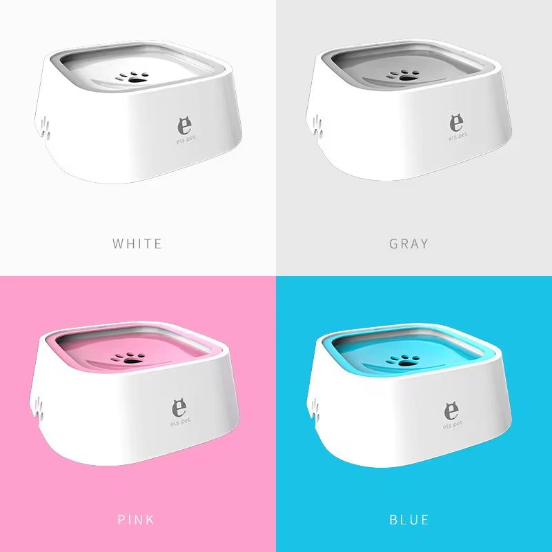Non-Spill Floating Dog Water Bowl . Anti-Overturn Design for Cats and Dogs.1.5 L capacity