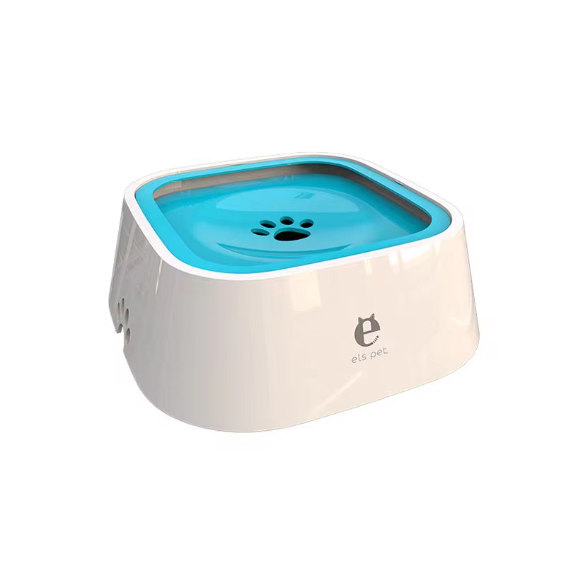 Non-Spill Floating Dog Water Bowl . Anti-Overturn Design for Cats and Dogs.1.5 L capacity