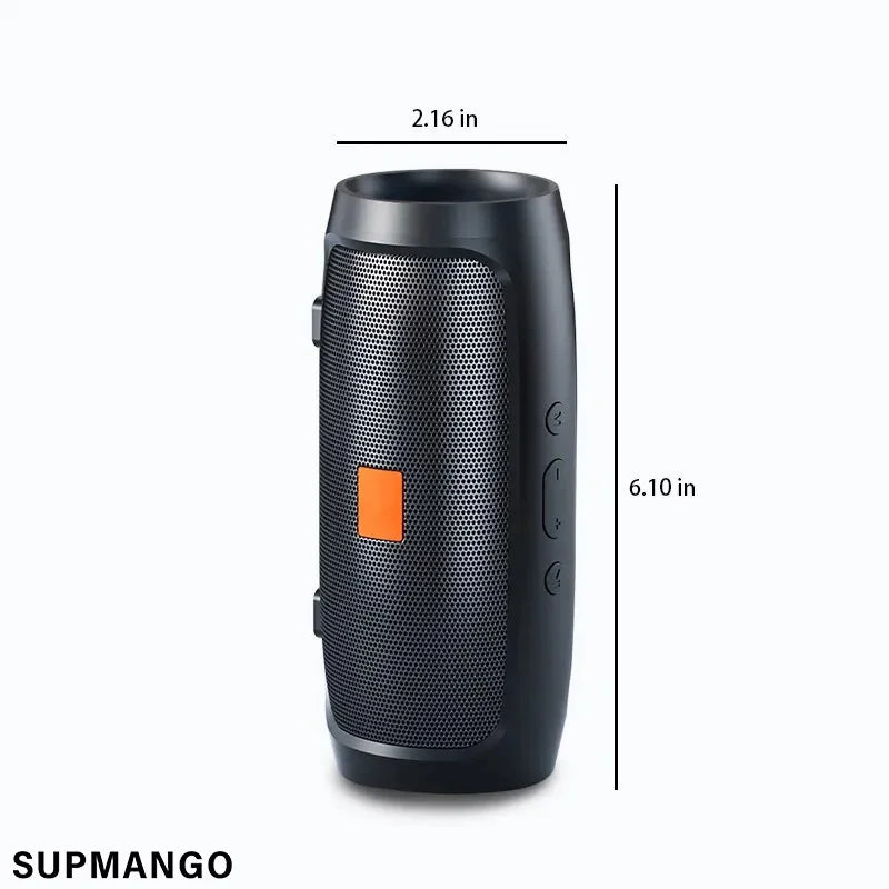 Portable Subwoofer BT Speaker Outdoor Stereo Surround Speaker Wireless Speaker Supports FM Radio TF Card