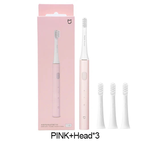 XIAOMI MIJIA T100 Cordless Sonic Electric Toothbrush - USB Rechargeable, Waterproof, Ultrasonic Automatic Design