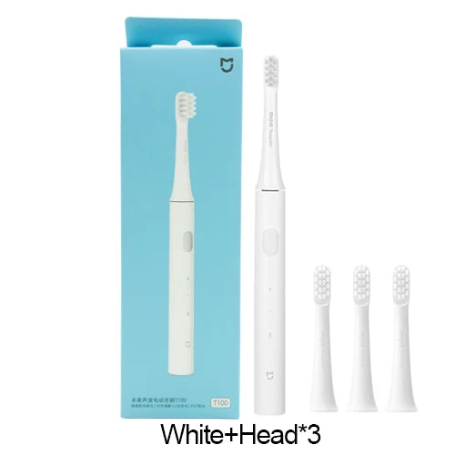 XIAOMI MIJIA T100 Cordless Sonic Electric Toothbrush - USB Rechargeable, Waterproof, Ultrasonic Automatic Design