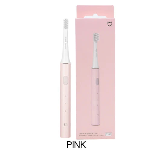 XIAOMI MIJIA T100 Cordless Sonic Electric Toothbrush - USB Rechargeable, Waterproof, Ultrasonic Automatic Design