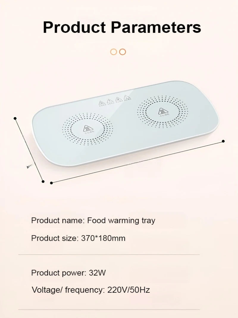 Multifunctional Intelligent Constant Temperature Food Warming Tray Home Warming Plate