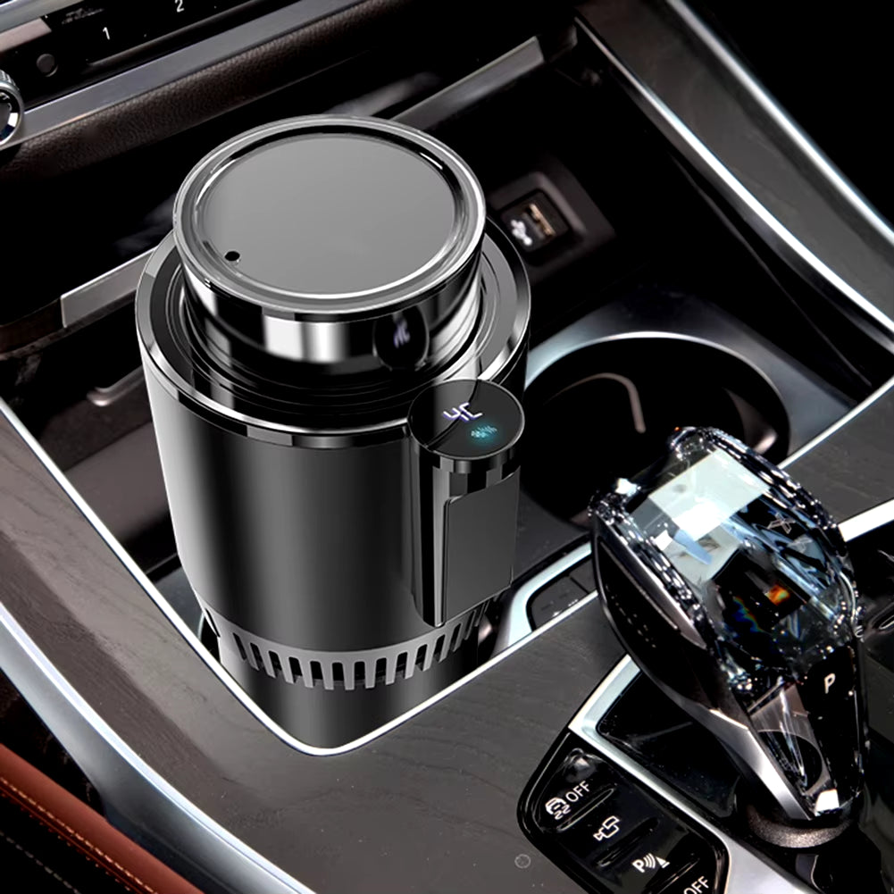Chill or Warm Your Drinks On-the-Go with This 2-in-1 Portable Car Cup Cooler & Warmer! πβοΈπ₯ Perfect for Road Trips!
