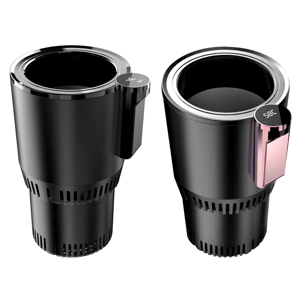 Chill or Warm Your Drinks On-the-Go with This 2-in-1 Portable Car Cup Cooler & Warmer! 🚗❄️🔥 Perfect for Road Trips!