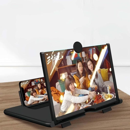 12"Mobile Phone Magnifier - Ultra-Hd Screen Magnifier for Easy TV Viewing Orientation 