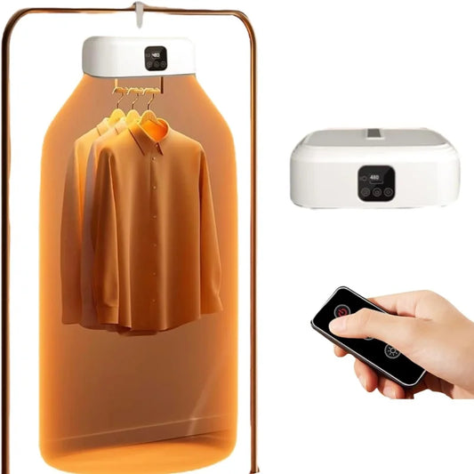Portable Clothes Dryer Portable Dryer for Apartments, Dorm, RV, Foldable Drying Machine with Dry Bag Delicate Garments, Laund