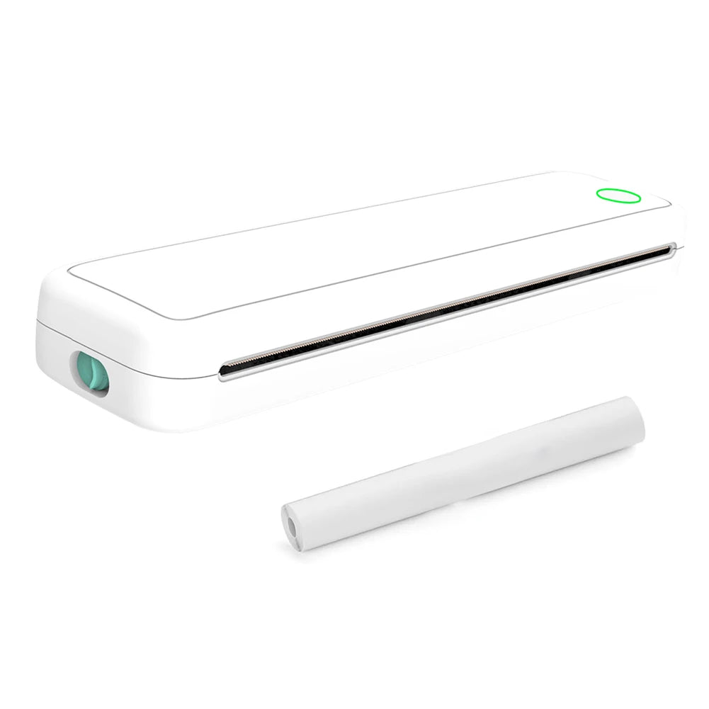 A4 Portable Learning Mini Printer Inkless BT Thermal A4 Mobile Printer with Printing Paper Thermal A4 Home Printer