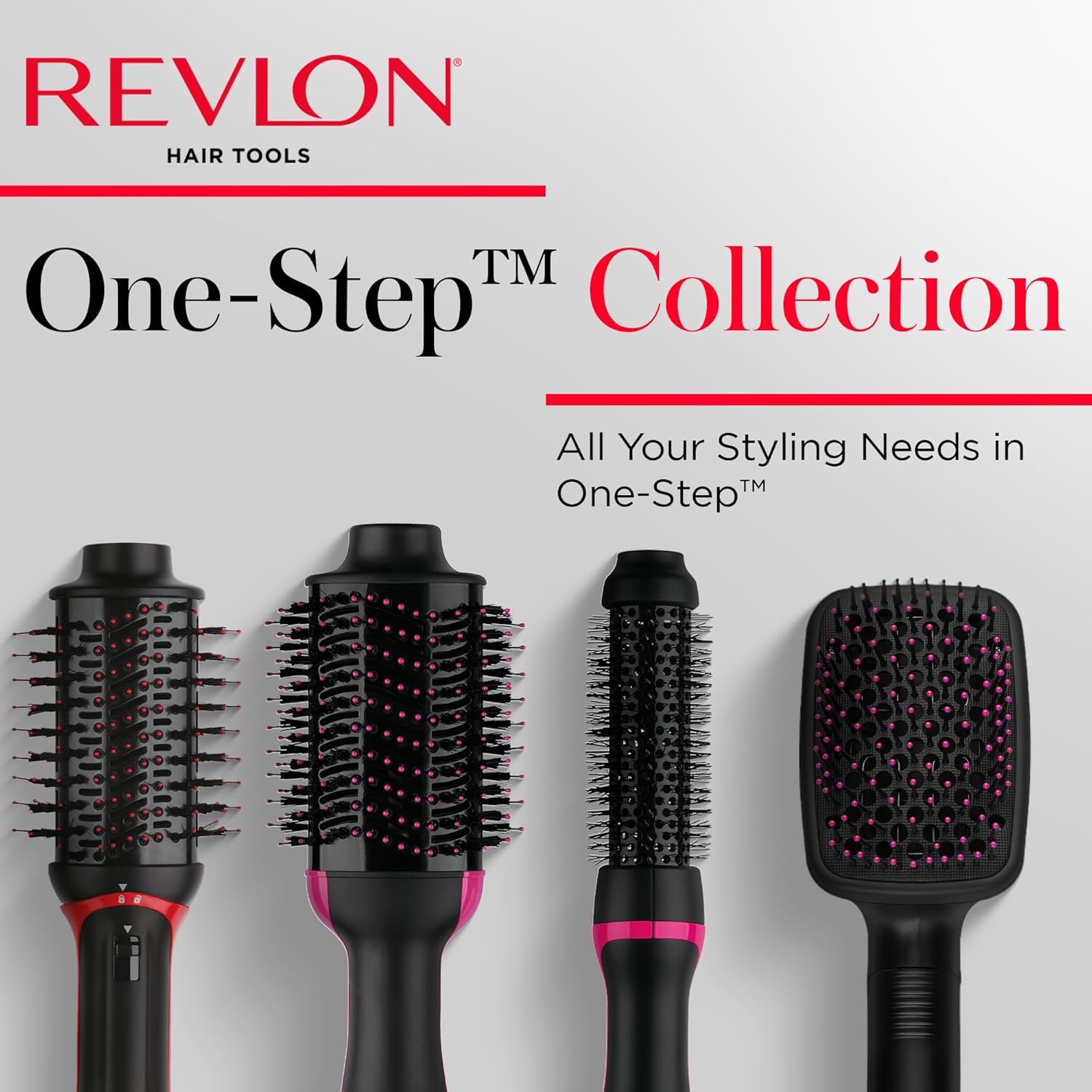 One-Step Hair Dryer and Styler - Root Booster round Brush for Styling, Dryer Brush for Fast and Easy Salon-Quality Blowout, More Shine and Less Frizz (1-1/2 In)