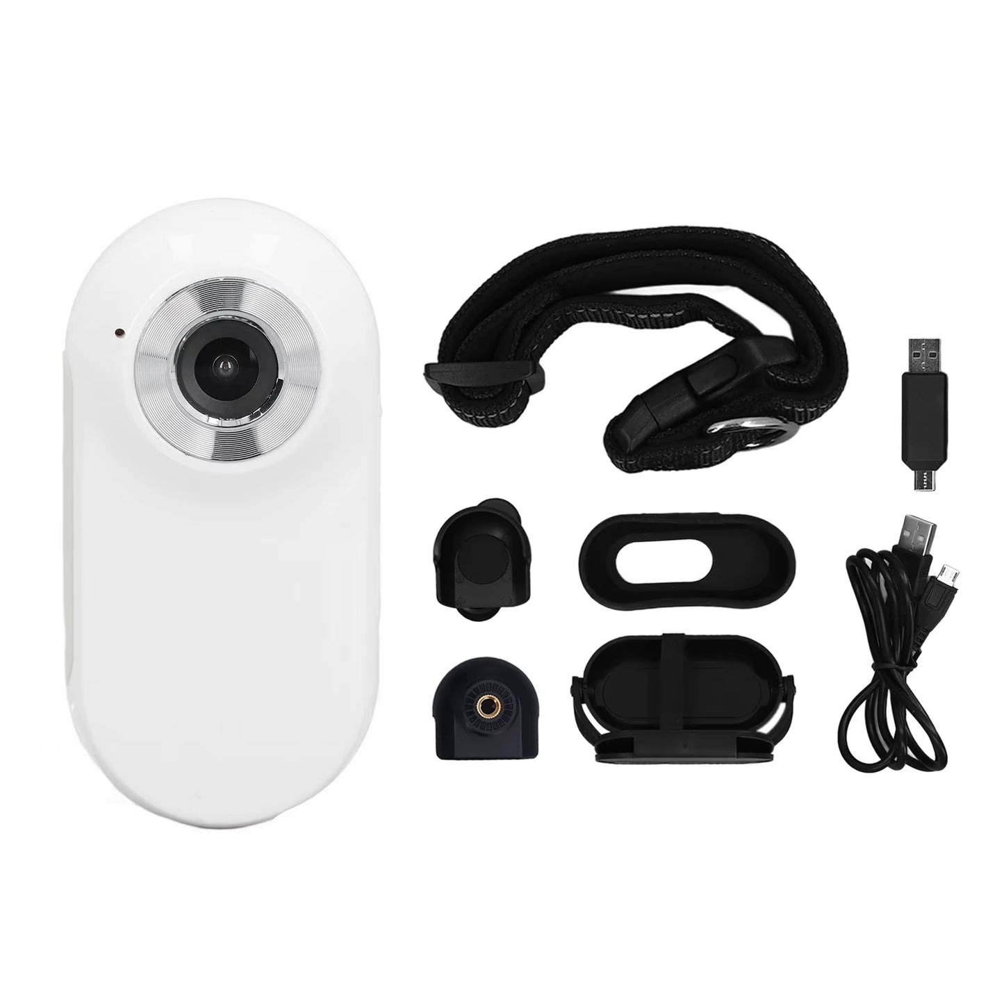 Pet Collar Camera Pet Collar Camera 120 Deg Lens OTG Connection Video Recording Adjustable Magnetic Cat Sport Camera for Outdoor