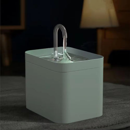 Ultra-Quiet Automatic Cat Water Fountain with 1.5L Capacity and Burnout Prevention Pump