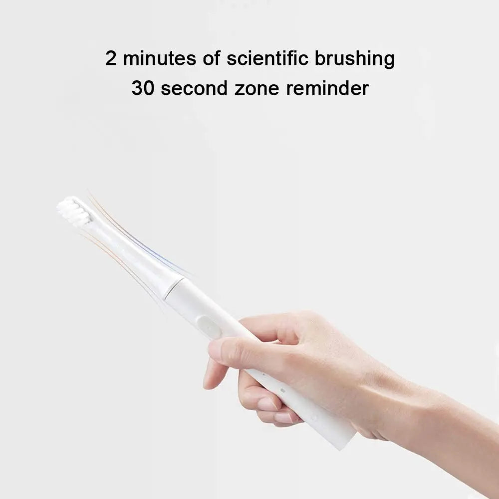XIAOMI MIJIA T100 Cordless Sonic Electric Toothbrush - USB Rechargeable, Waterproof, Ultrasonic Automatic Design