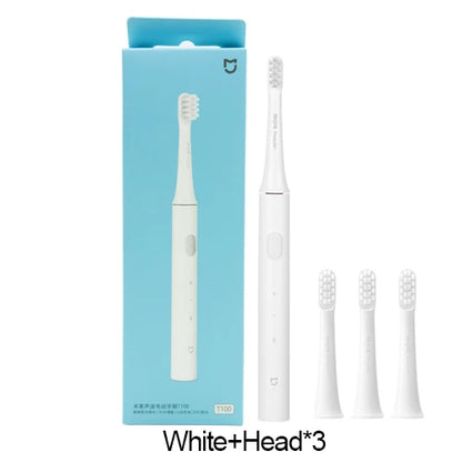 XIAOMI MIJIA T100 Cordless Sonic Electric Toothbrush - USB Rechargeable, Waterproof, Ultrasonic Automatic Design