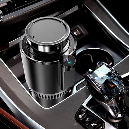 Chill or Warm Your Drinks On-the-Go with This 2-in-1 Portable Car Cup Cooler & Warmer! 🚗❄️🔥 Perfect for Road Trips!