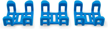 Tractive GPS Dog Tracker Rubber Clips X3 (Standard), Blue, 2.8 Cm