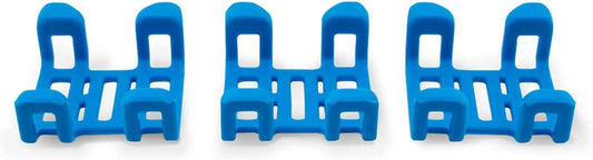 Tractive GPS Dog Tracker Rubber Clips X3 (Standard), Blue, 2.8 Cm